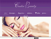 Tablet Screenshot of centerbeauty.pl